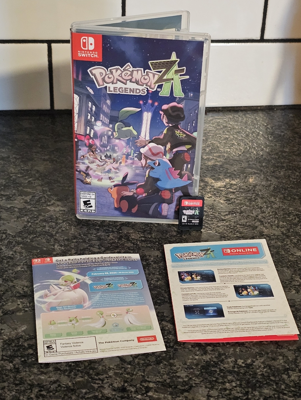 Pokemon Legends: Z A  Nintendo Switch CIB Manual Cartridge Video Game